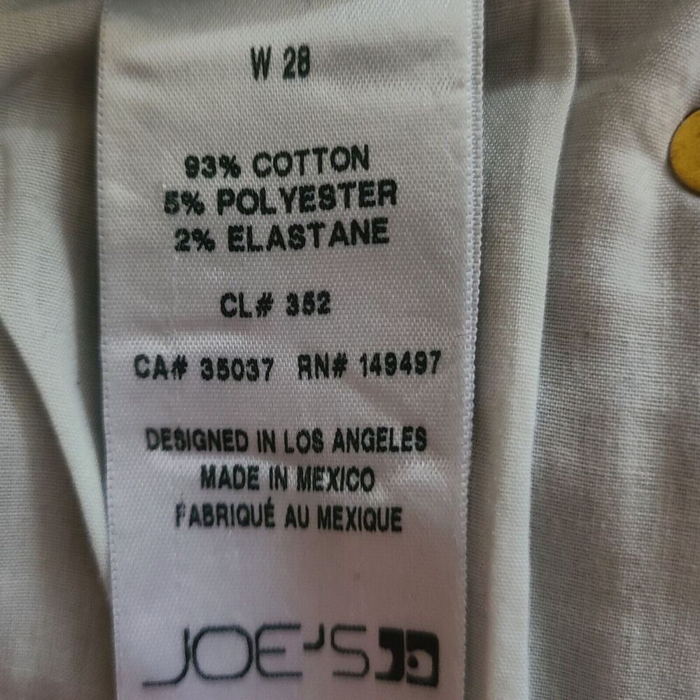 Joe's Jeans Women's High Rise Size 28 Flawless The Charlie Metallic - Picture 14 of 16